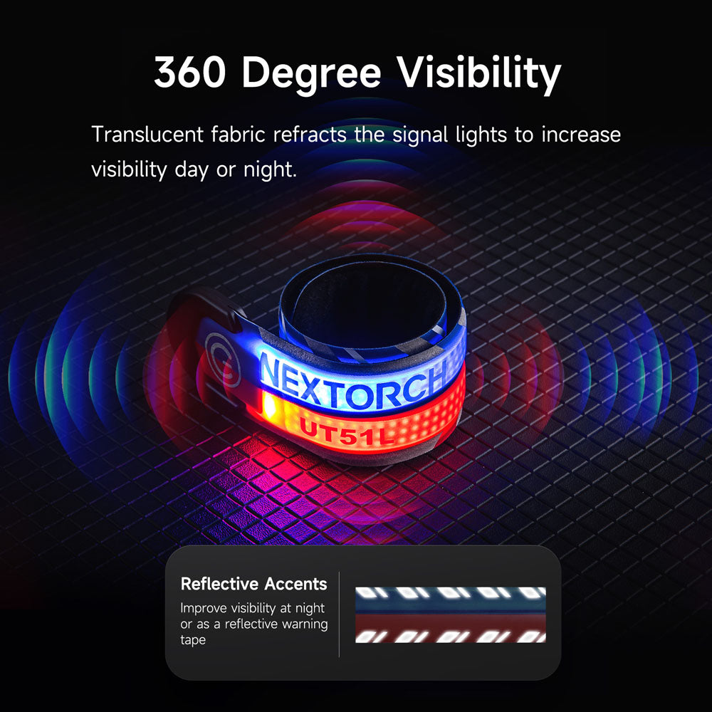 Nextorch UT51L Emergency Signal Bracelet (Large)