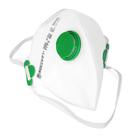 Fold Flat FFP3 Mask With Valve - Box of 20