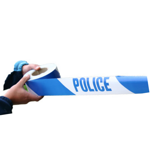 Police Barrier Tape - 75 mm x 250 m