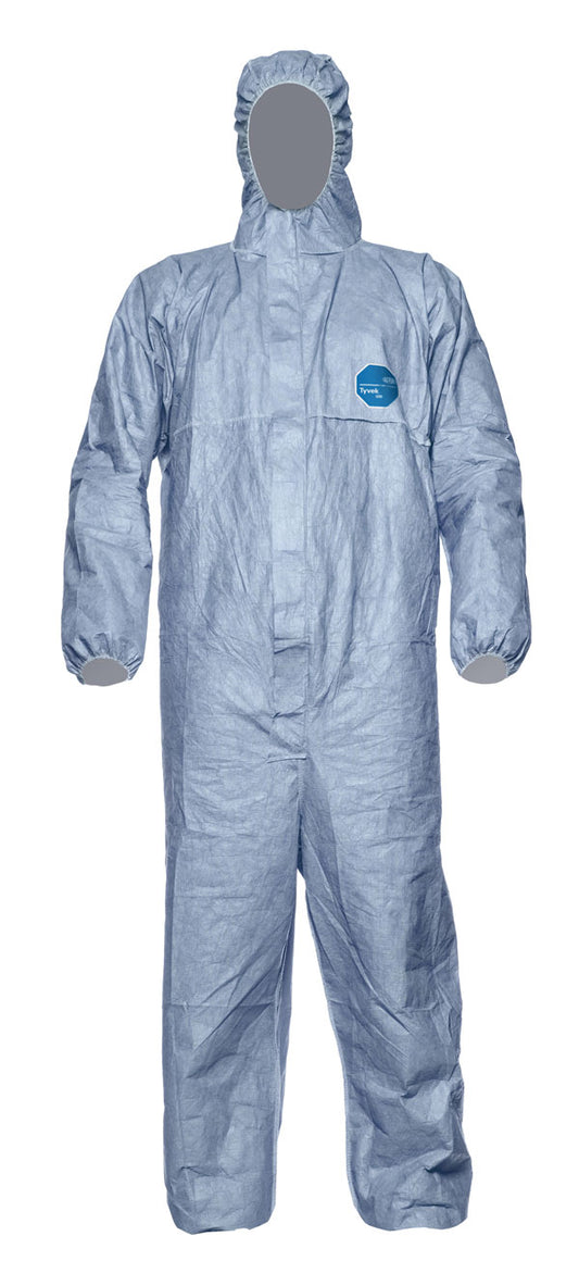 Tyvek 500 Xpert Blue Hooded Coveralls (DuPont™)